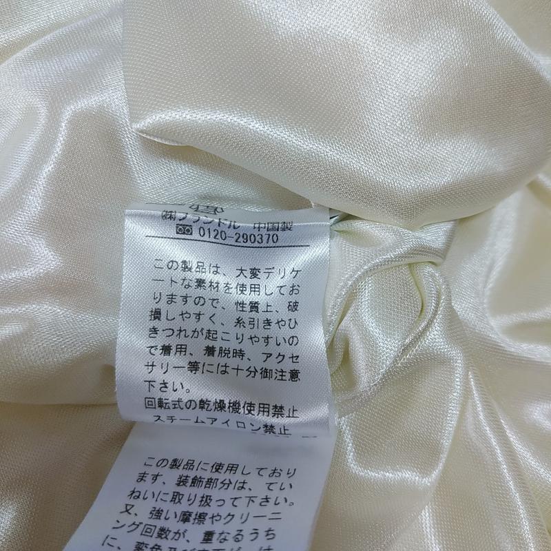 エフデ ef-de カットソー 七分袖 9 無地 白 / ホワイト / レディース USED 古着 中古 10012336
