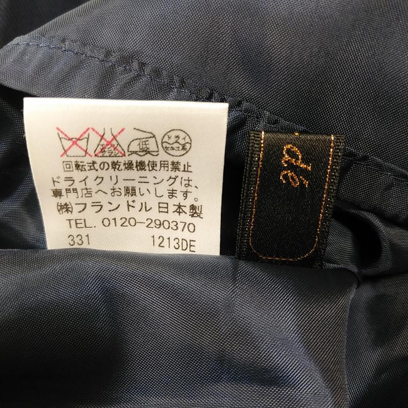 エフデ ef-de スカート ひざ丈スカート 無地 紺 / ネイビー / レディース USED 古着 中古 10012340