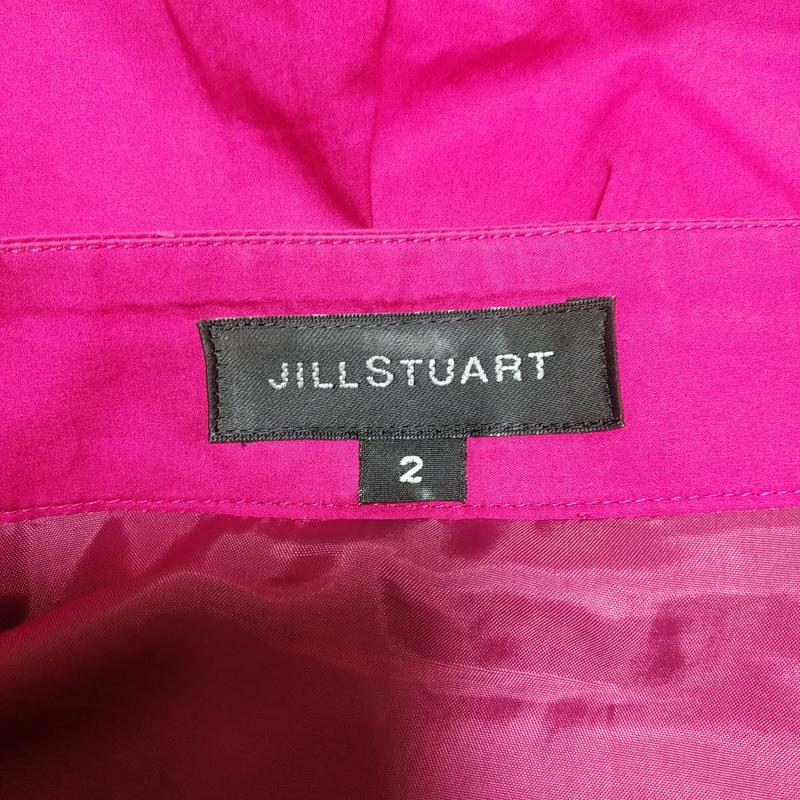ジルスチュアート JILLSTUART スカート ひざ丈スカート 2 無地 桃 / ピンク / レディース USED 古着 中古 10012357