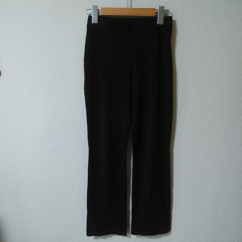 ニジュウサンク 23区 パンツ スラックス 34 無地 茶 / ブラウン / レディース USED 古着 中古 10012362