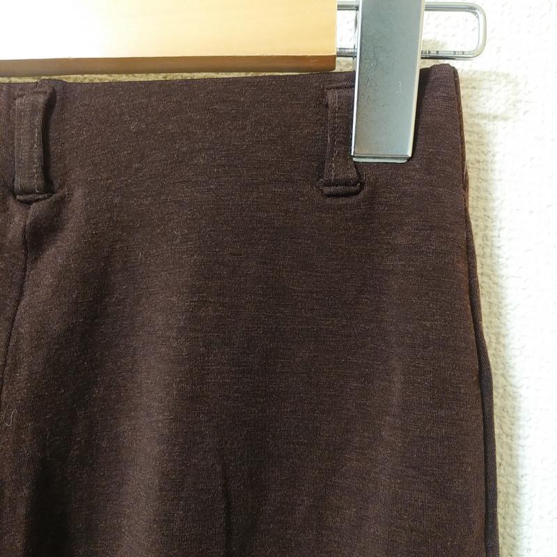 ニジュウサンク 23区 パンツ スラックス 34 無地 茶 / ブラウン / レディース USED 古着 中古 10012362