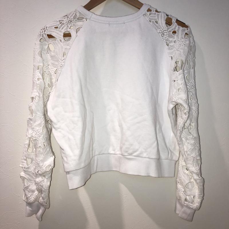 エモダ EMODA カットソー 長袖 M 無地 X 白 / ホワイト / レディース USED 古着 中古 10012404