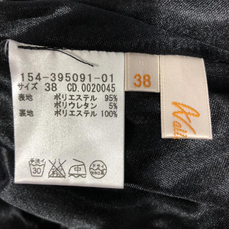 アラマンダ ALLAMANDA スカート ひざ丈スカート 38 チェック 灰 / グレー / X 白 / ホワイト / X 黒 / ブラック / X 赤 / レッド / X 黄 / イエロー / レディース USED 古着 中古 10012411