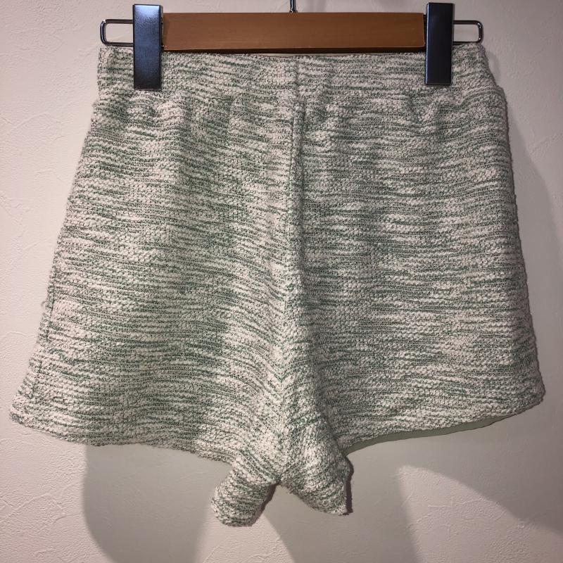 エモダ EMODA パンツ ショートパンツ M 白 / ホワイト / X 緑 / グリーン / レディース USED 古着 中古 10012412