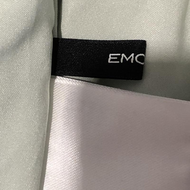エモダ EMODA パンツ ショートパンツ M 白 / ホワイト / X 緑 / グリーン / レディース USED 古着 中古 10012412