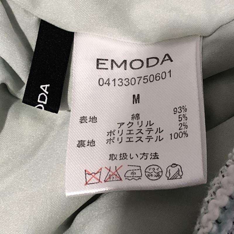 エモダ EMODA パンツ ショートパンツ M 白 / ホワイト / X 緑 / グリーン / レディース USED 古着 中古 10012412