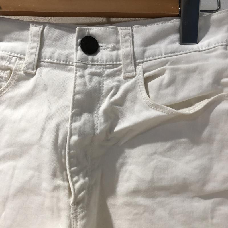 エモダ EMODA パンツ ショートパンツ デニム 1 無地 白 / ホワイト / レディース USED 古着 中古 10012416