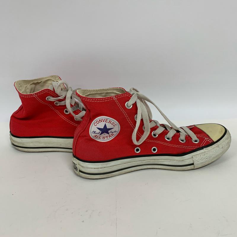 コンバースオールスター Converse All Star スニーカー スニーカー M9621/ハイカット 24.0cm 無地 X ロゴ、文字 赤 / レッド / X 白 / ホワイト / レディース USED 古着 中古 10012483