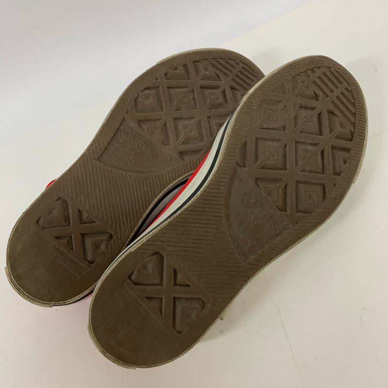 コンバースオールスター Converse All Star スニーカー スニーカー M9621/ハイカット 24.0cm 無地 X ロゴ、文字 赤 / レッド / X 白 / ホワイト / レディース USED 古着 中古 10012483