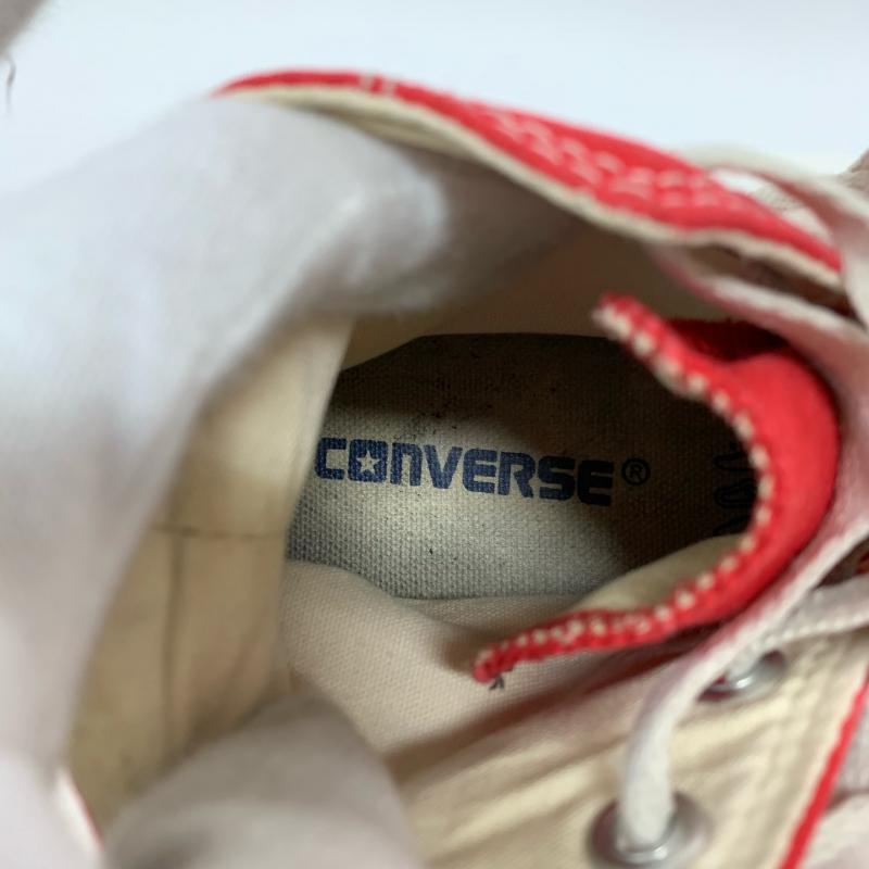 コンバースオールスター Converse All Star スニーカー スニーカー M9621/ハイカット 24.0cm 無地 X ロゴ、文字 赤 / レッド / X 白 / ホワイト / レディース USED 古着 中古 10012483
