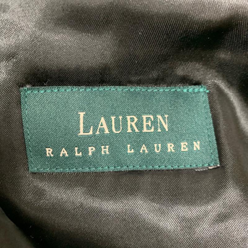 ローレンラルフローレン LAUREN RALPH LAUREN コート コート一般 ライナー付き ロングコート 42 無地 黒 / ブラック / メンズ USED 古着 中古 10012545