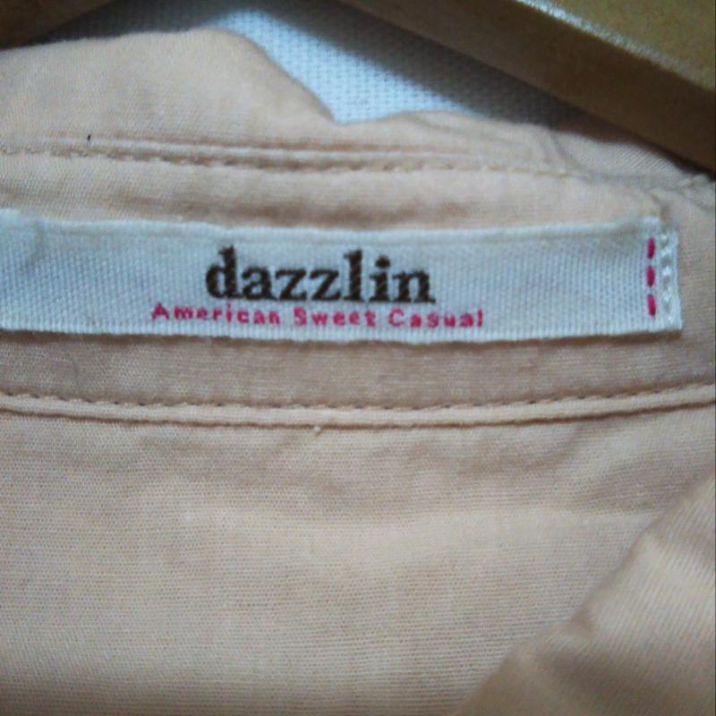 ダズリン dazzlin シャツ、ブラウス 半袖 FREE 無地 桃 / ピンク / レディース USED 古着 中古 10012588