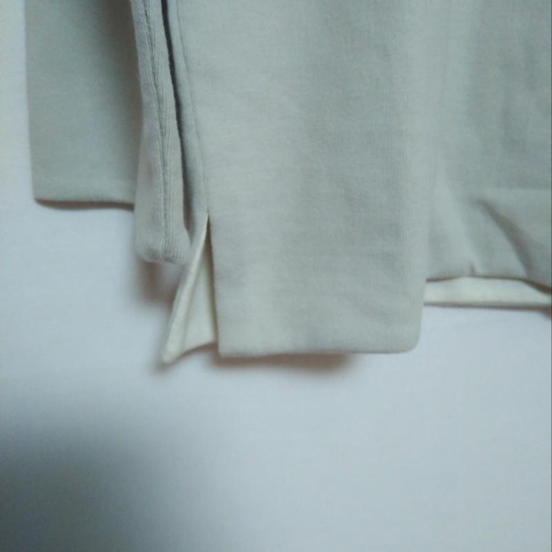 セセ sese カットソー 長袖 無地 白 / ホワイト / X ベージュ / ベージュ / レディース USED 古着 中古 10012593