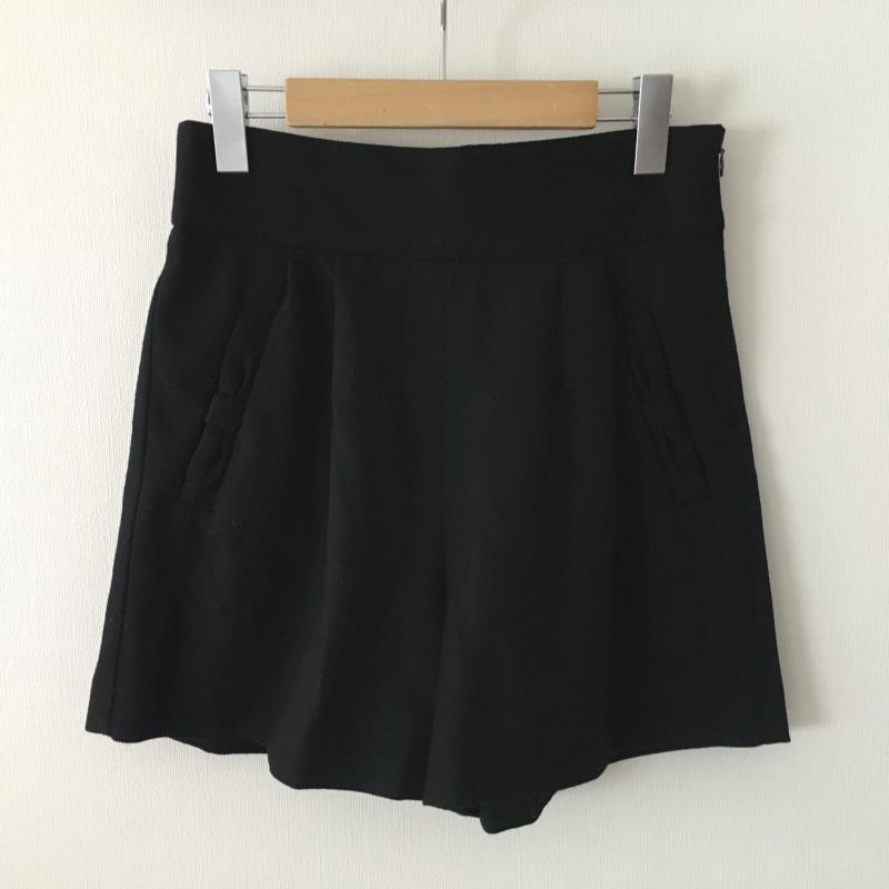 アナトリエ anatelier パンツ ショートパンツ 36 無地 黒 / ブラック / レディース USED 古着 中古 10012701