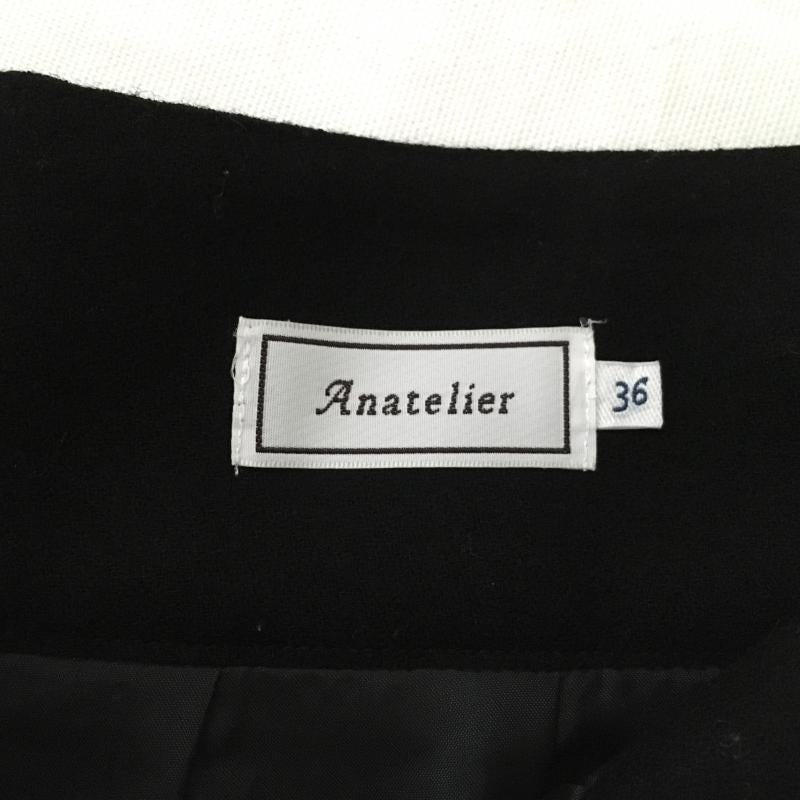 アナトリエ anatelier パンツ ショートパンツ 36 無地 黒 / ブラック / レディース USED 古着 中古 10012701
