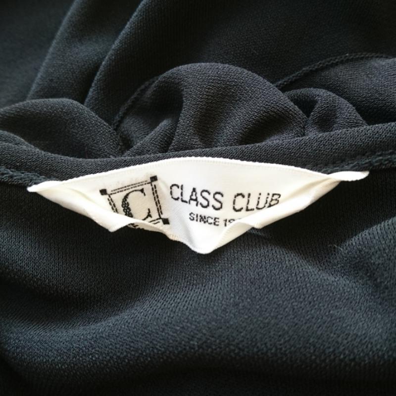 CLASS CLUB CLASS CLUB カットソー 半袖 ノースリーブ 38 無地 黒 / ブラック / レディース USED 古着 中古 10012721