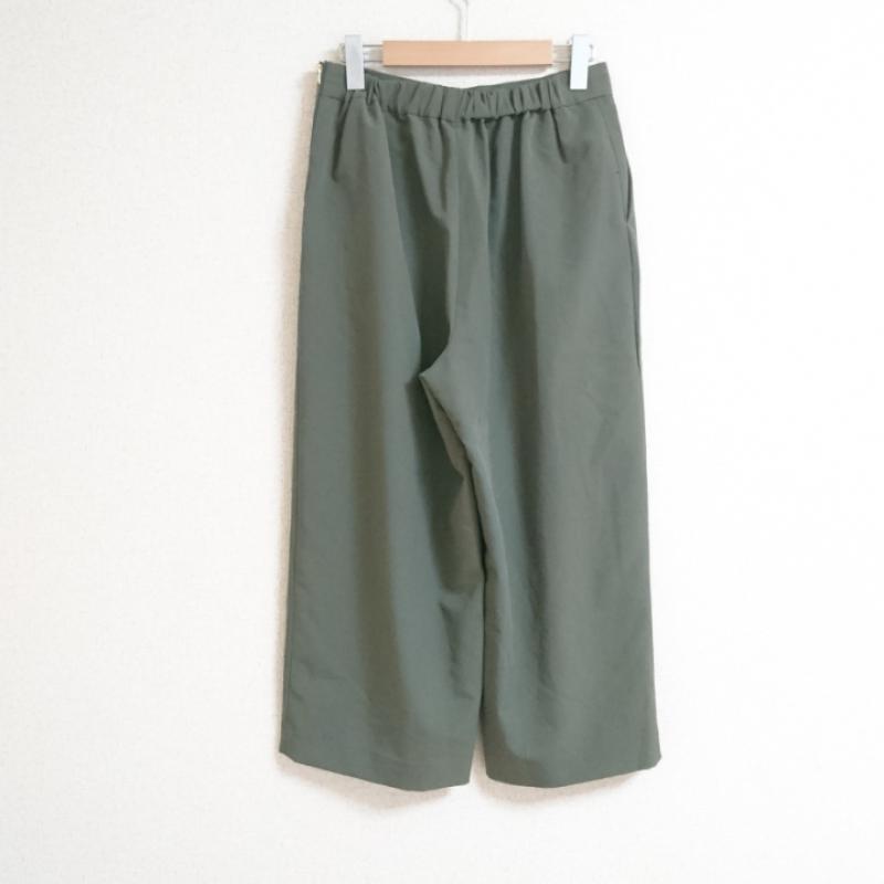 ビス ViS パンツ スラックス ワイドパンツ L 無地 緑 / グリーン / レディース USED 古着 中古 10012749