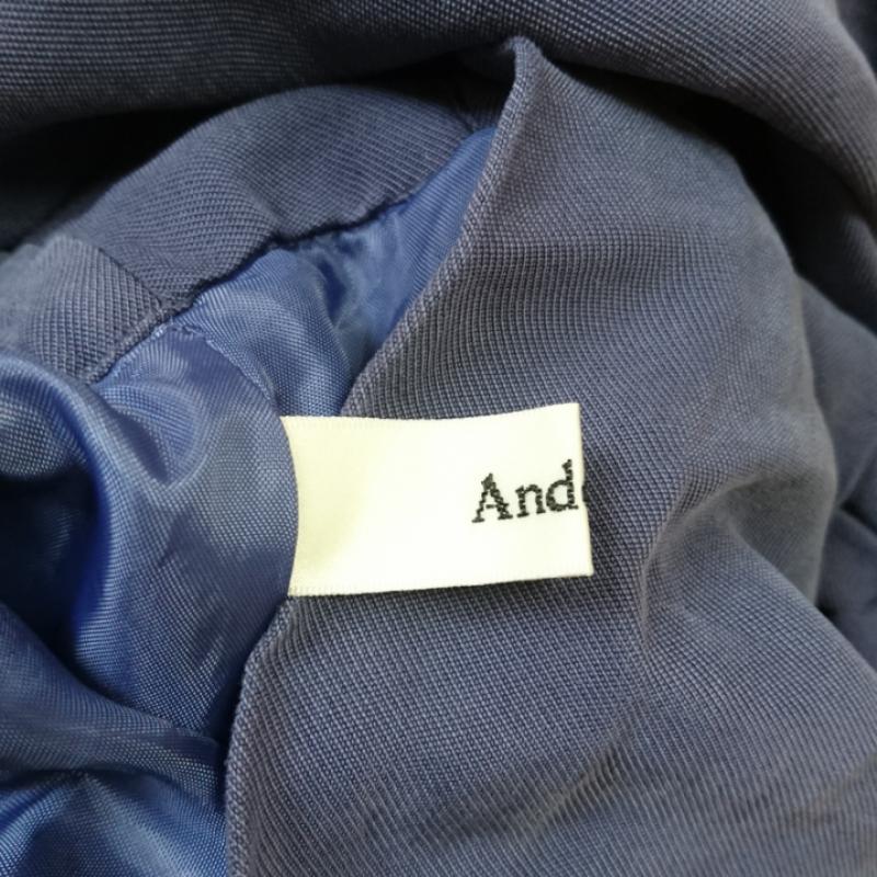 アンデミュウ Andemiu スカート ロングスカート FREE 無地 紫 / パープル / レディース USED 古着 中古 10012752