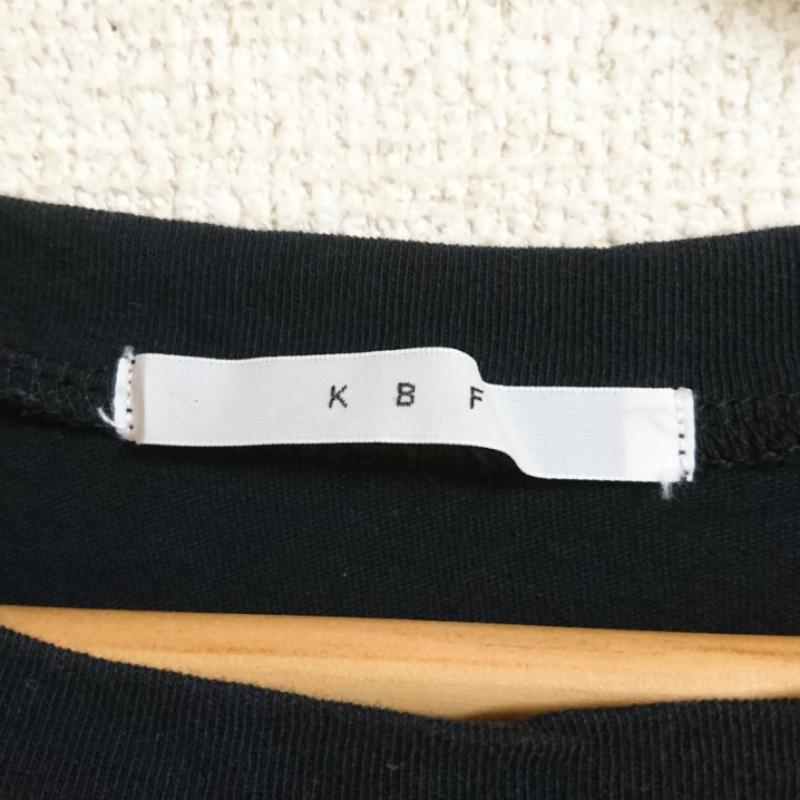 ケービーエフ KBF カットソー 半袖 1 無地 黒 / ブラック / レディース USED 古着 中古 10012757