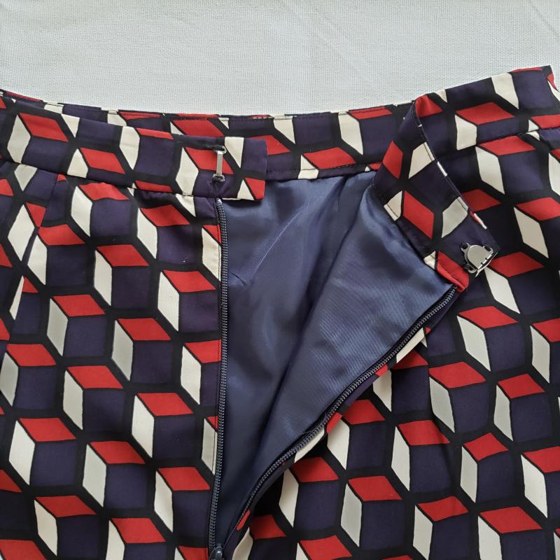 ダブル スタンダード クロージング DOUBLE STANDARD CLOTHING スカート ひざ丈スカート Aラインスカート/SOV. 38 マルチカラー / マルチカラー / レディース USED 古着 中古 10012765