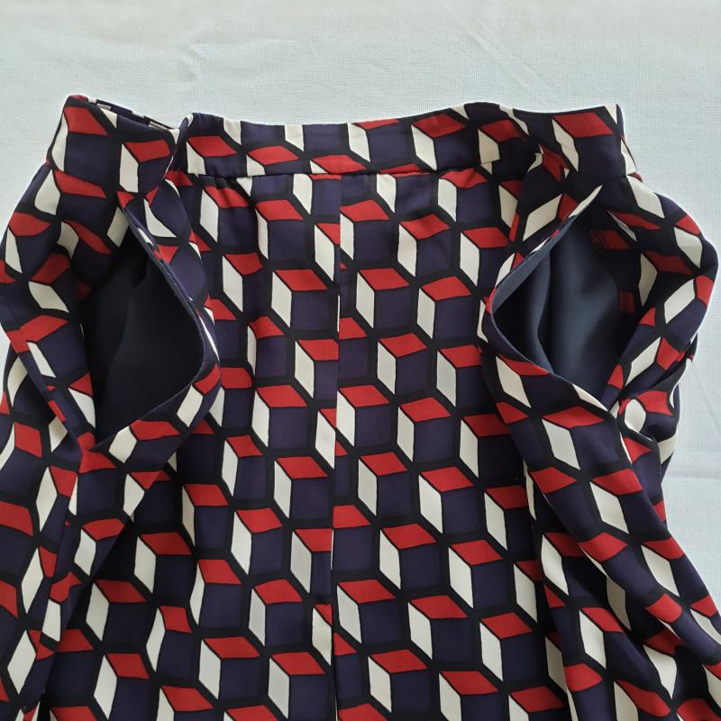 ダブル スタンダード クロージング DOUBLE STANDARD CLOTHING スカート ひざ丈スカート Aラインスカート/SOV. 38 マルチカラー / マルチカラー / レディース USED 古着 中古 10012765