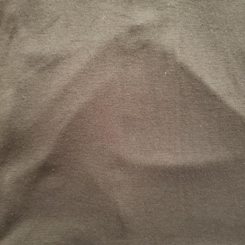 ロージー ROSIEE カットソー 半袖 胸下に切り返し丸首 40 無地 X 茶 / ブラウン / レディース USED 古着 中古 10012777