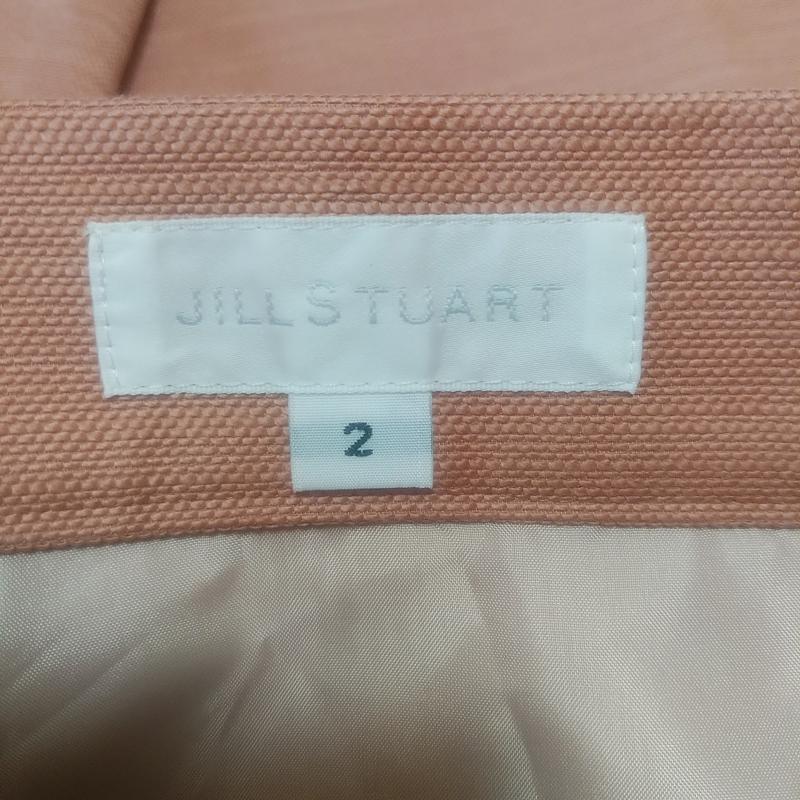 ジルスチュアート JILLSTUART スカート ひざ丈スカート 2 無地 橙 / オレンジ / レディース USED 古着 中古 10012782