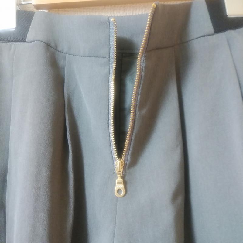 トランテアンソンドゥモード 31 Sons de mode パンツ キュロット 38 無地 灰 / グレー / X 黒 / ブラック / レディース USED 古着 中古 10012790
