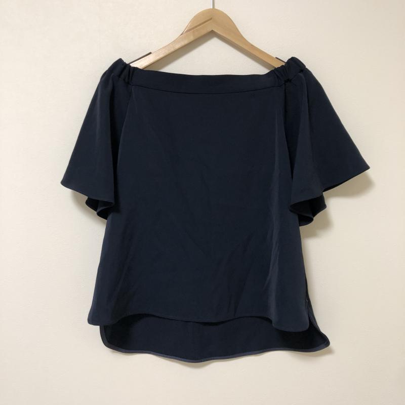 センスオブプレイス SENSEOFPLACE カットソー 半袖 FREE 無地 紺 / ネイビー / レディース USED 古着 中古 10012839