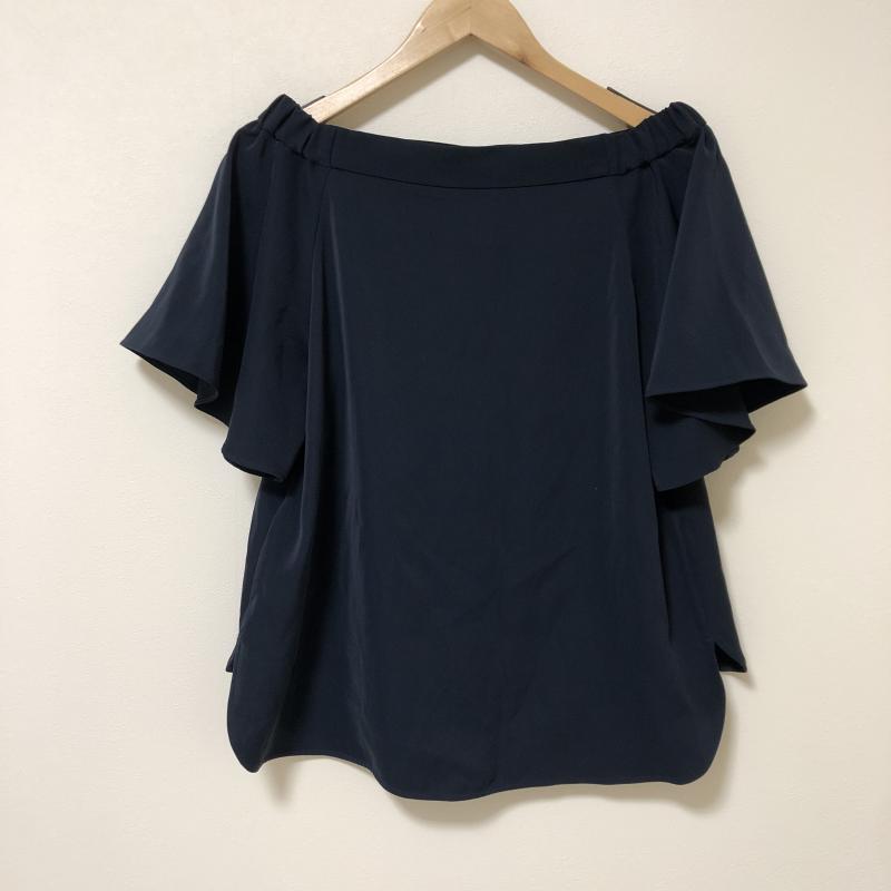 センスオブプレイス SENSEOFPLACE カットソー 半袖 FREE 無地 紺 / ネイビー / レディース USED 古着 中古 10012839