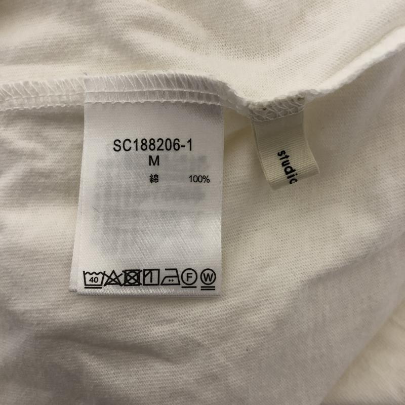 スタディオクリップ studio CLIP カットソー 長袖 M 無地 白 / ホワイト / レディース USED 古着 中古 10012869