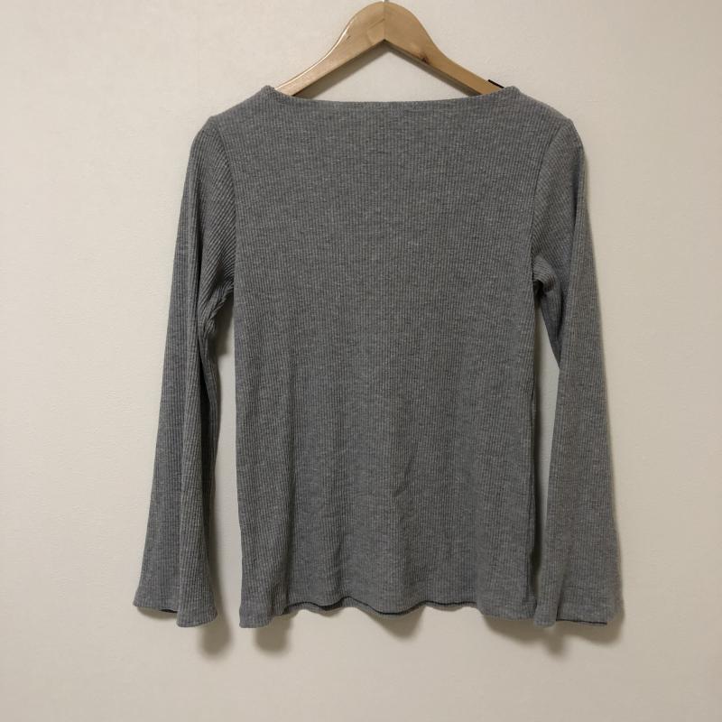 ニコアンド niko and... カットソー 長袖 無地 灰 / グレー / レディース USED 古着 中古 10012877