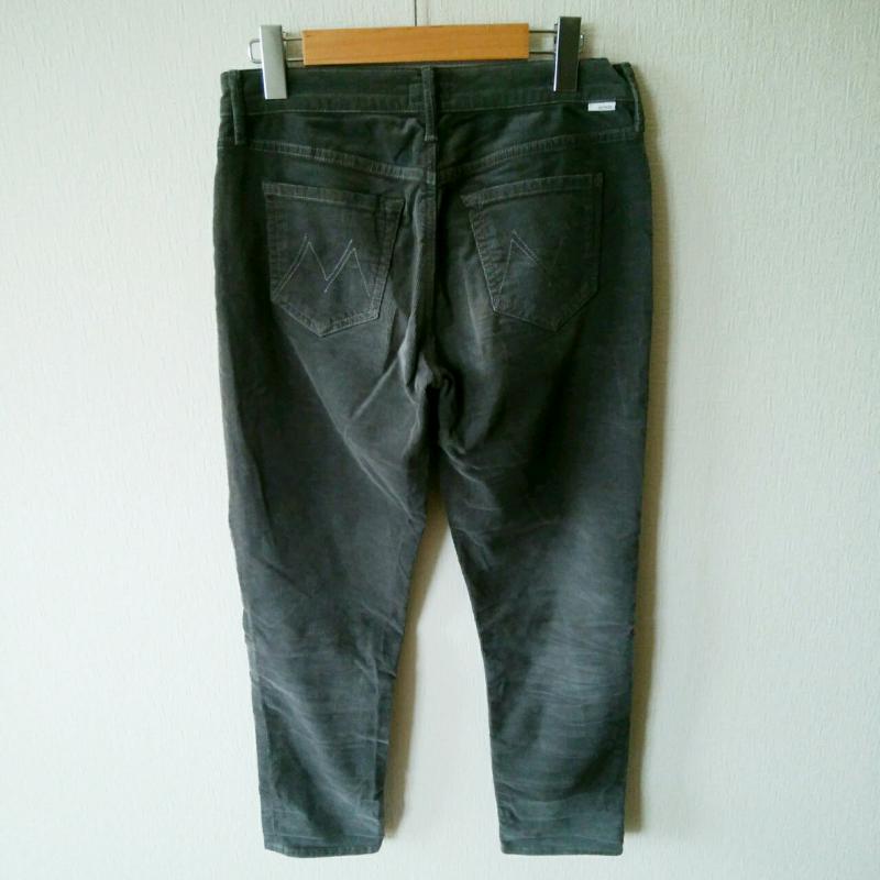 マザー mother ボトムス ボトムス コーデュロイ/クロップドパンツ 緑 / グリーン / レディース USED 古着 中古 10012915