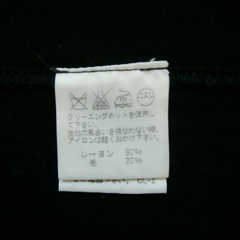 ズッカ ZUCCa カットソー 半袖 M 無地 黒 / ブラック / レディース USED 古着 中古 10012929