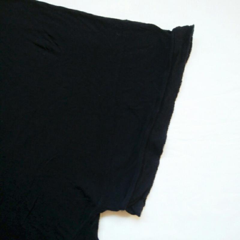 ズッカ ZUCCa カットソー 半袖 M 無地 黒 / ブラック / レディース USED 古着 中古 10012929