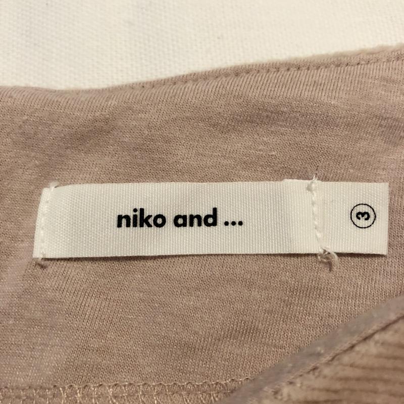 ニコアンド nico and カットソー 長袖 ドルマンスリーブカットソー 3 無地 桃 / ピンク / レディース USED 古着 中古 10012939
