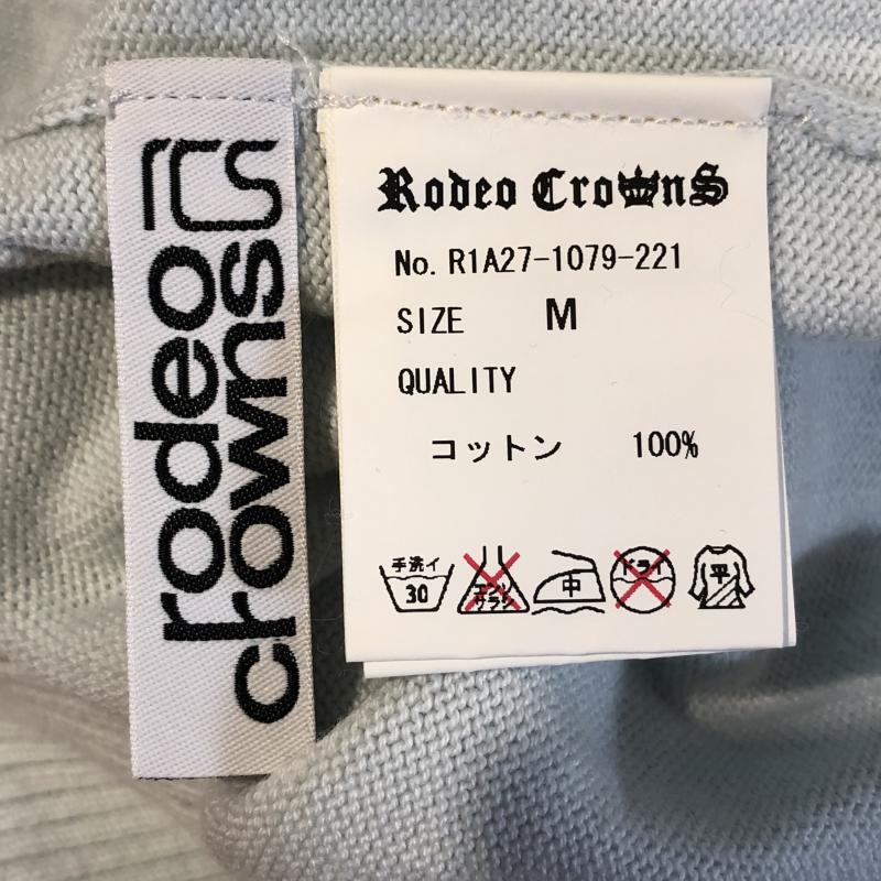ロデオクラウンズ Rodeo Crowns カーディガン 長袖 M 無地 X プリント X ロゴ、文字 青 / ブルー / レディース USED 古着 中古 10012973