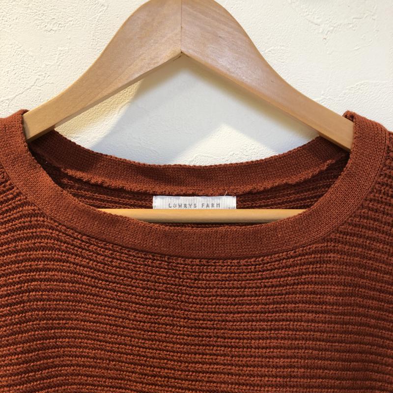 ローリーズファーム LOWRYS FARM ニット、セーター 長袖 L 無地 茶 / ブラウン / レディース USED 古着 中古 10012982