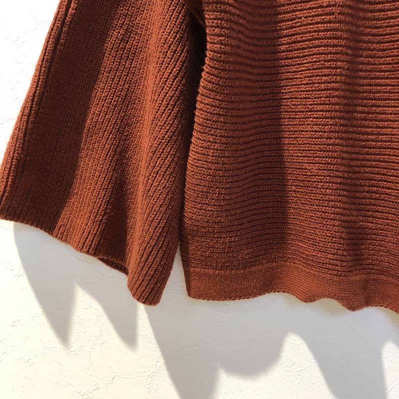ローリーズファーム LOWRYS FARM ニット、セーター 長袖 L 無地 茶 / ブラウン / レディース USED 古着 中古 10012982