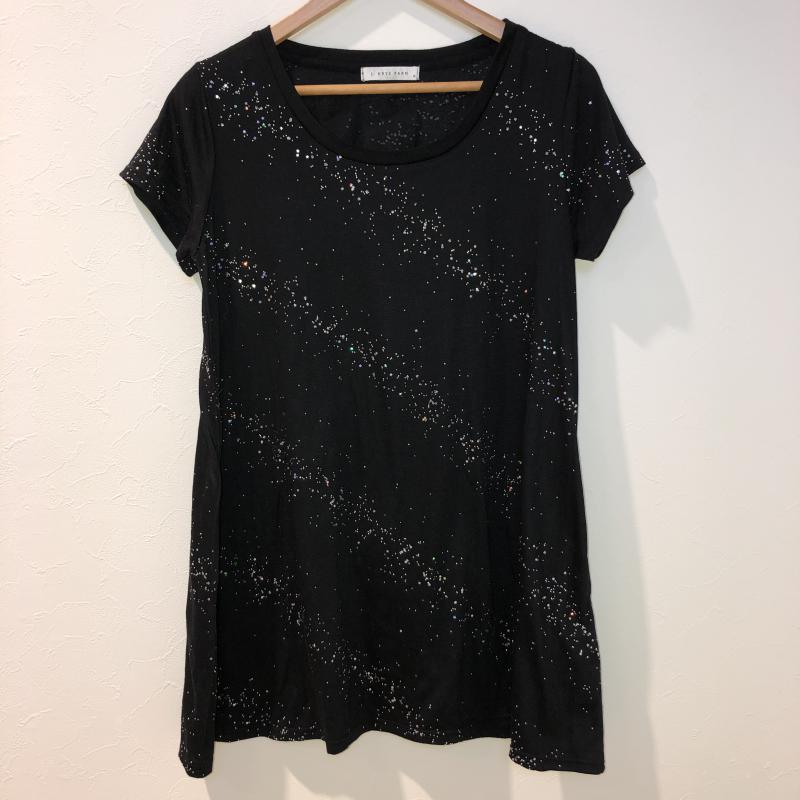 ローリーズファーム LOWRYS FARM カットソー 半袖 M 無地 X 黒 / ブラック / X 銀 / シルバー / レディース USED 古着 中古 10012987