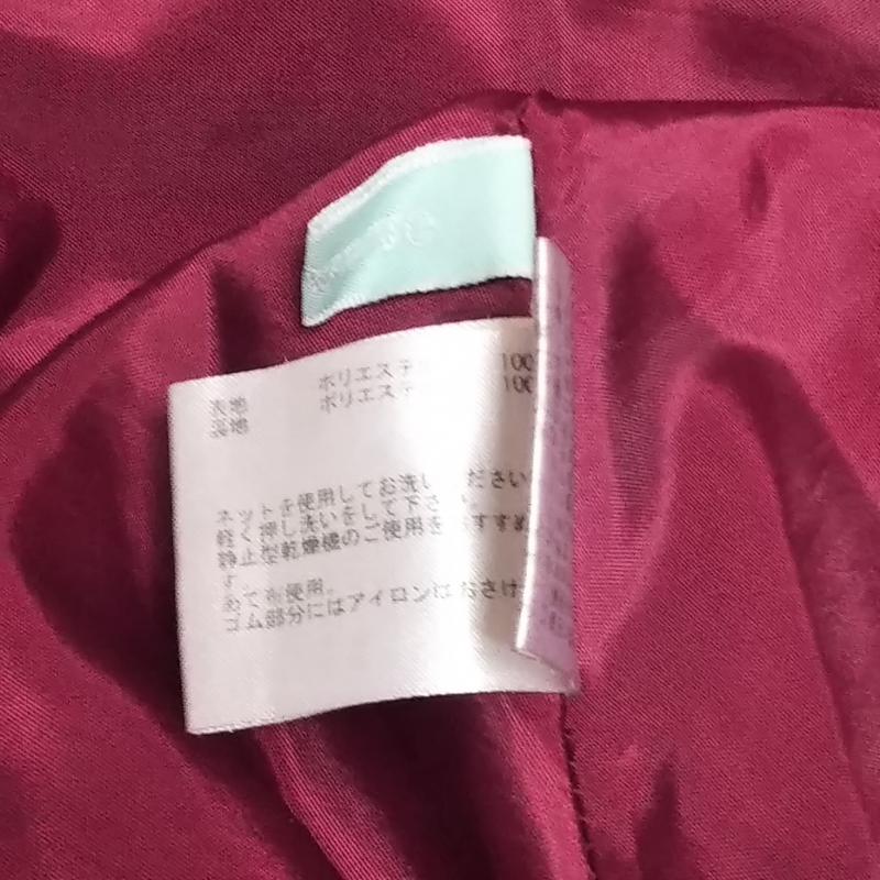 イノウェーブ innowave スカート ロングスカート S 無地 赤 / レッド / レディース USED 古着 中古 10013025