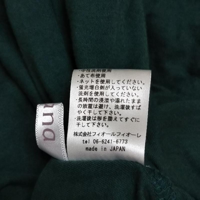 アナナス anana カットソー 半袖 38 無地 緑 / グリーン / レディース USED 古着 中古 10013029