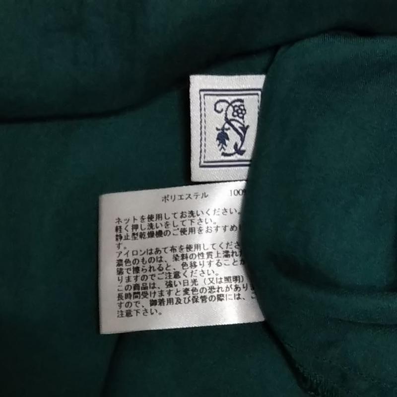 シードレイク Seadrake シャツ、ブラウス 長袖 38 無地 緑 / グリーン / レディース USED 古着 中古 10013030