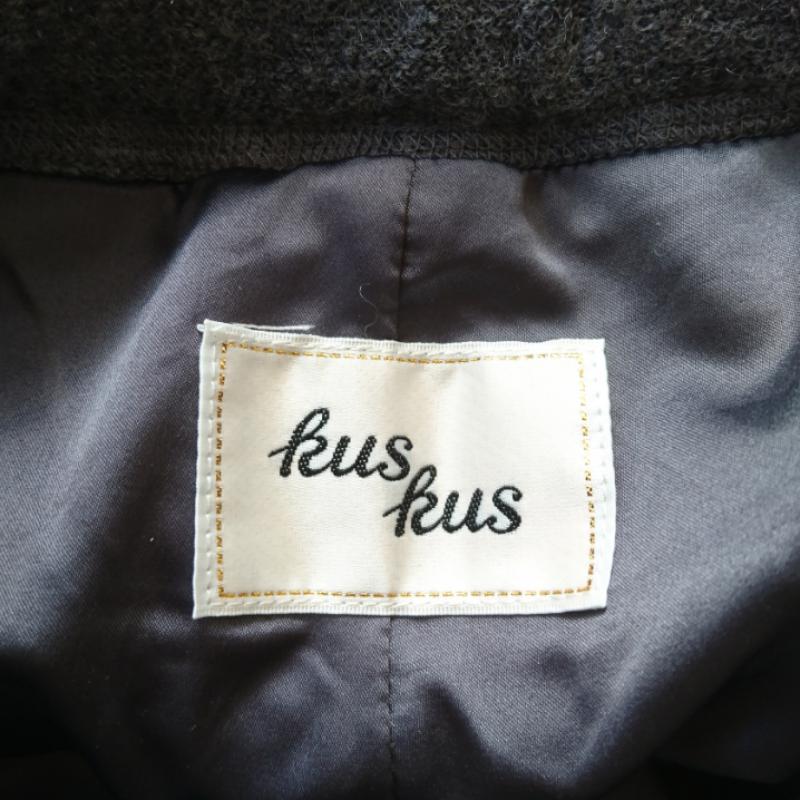 クスクス kuskus パンツ ショートパンツ 2 無地 灰 / グレー / レディース USED 古着 中古 10013048