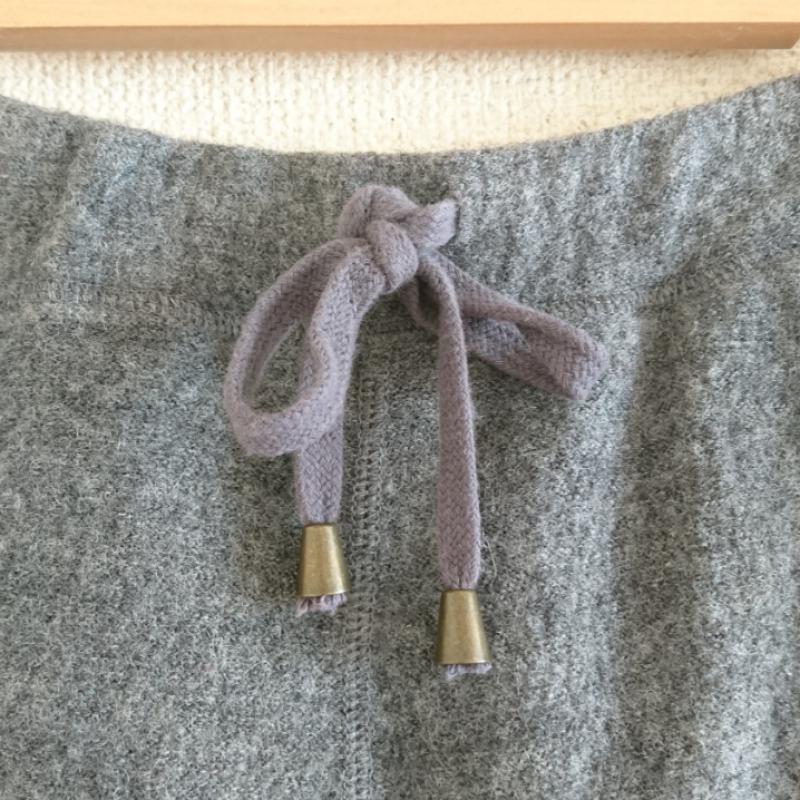 クスクス kuskus パンツ ショートパンツ 2 無地 灰 / グレー / レディース USED 古着 中古 10013048
