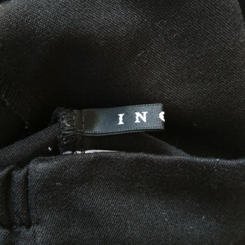 イング INGNI パンツ スラックス ガウチョパンツ M 無地 黒 / ブラック / レディース USED 古着 中古 10013049
