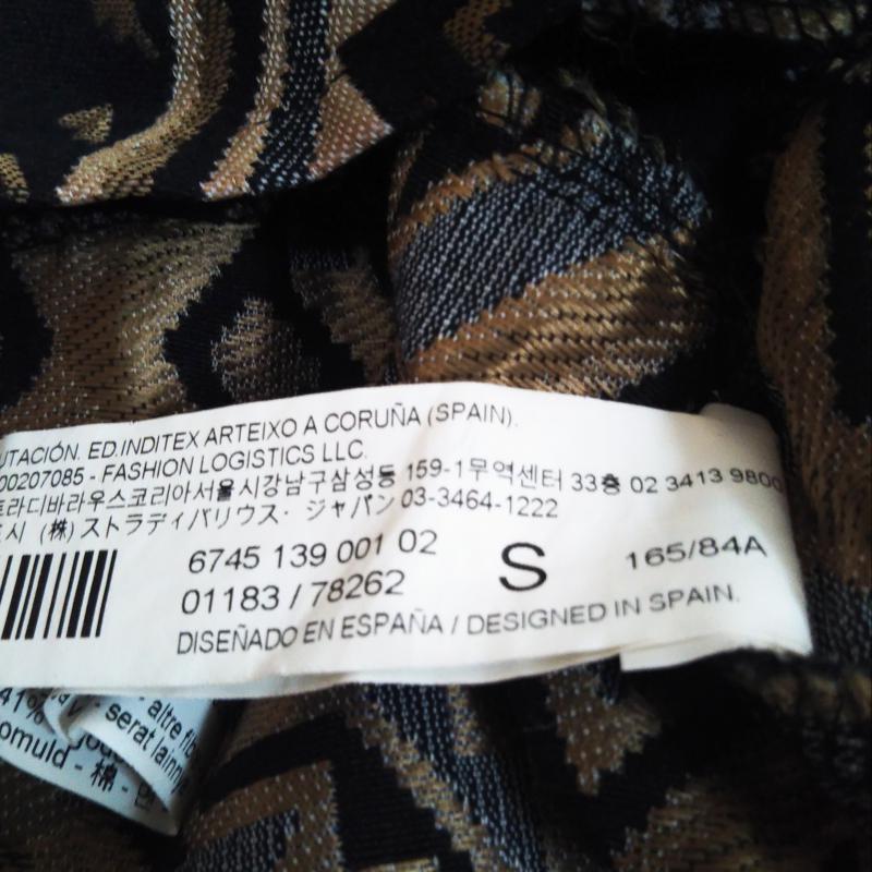 ストラディバリウス stradivarius カットソー 長袖 S 無地 黒 / ブラック / X 茶 / ブラウン / X 緑 / グリーン / X 青 / ブルー / レディース USED 古着 中古 10013105