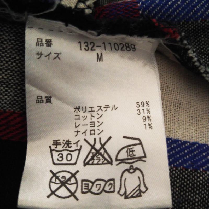 フリーズマート FREE'S MART シャツ、ブラウス 長袖 M チェック 黒 / ブラック / X 白 / ホワイト / X 青 / ブルー / X 赤 / レッド / メンズ USED 古着 中古 10013111