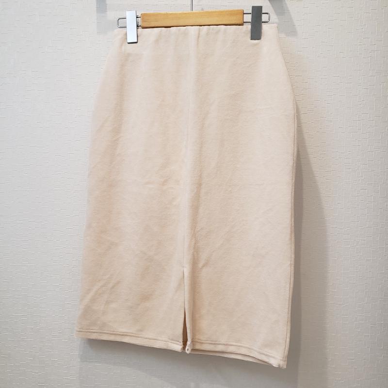 アリシアページボーイ alicia PAGEBOY スカート ひざ丈スカート FREE 無地 ベージュ / ベージュ / レディース USED 古着 中古 10013129