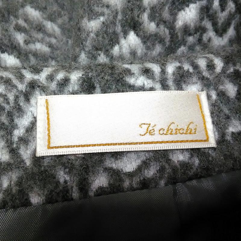 テチチ Te chichi スカート ミニスカート M 総柄 灰 / グレー / レディース USED 古着 中古 10013172